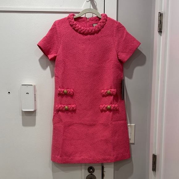 Tuckernuck Dresses & Skirts - Tuckernuck Pink Tweed Jackie Dress